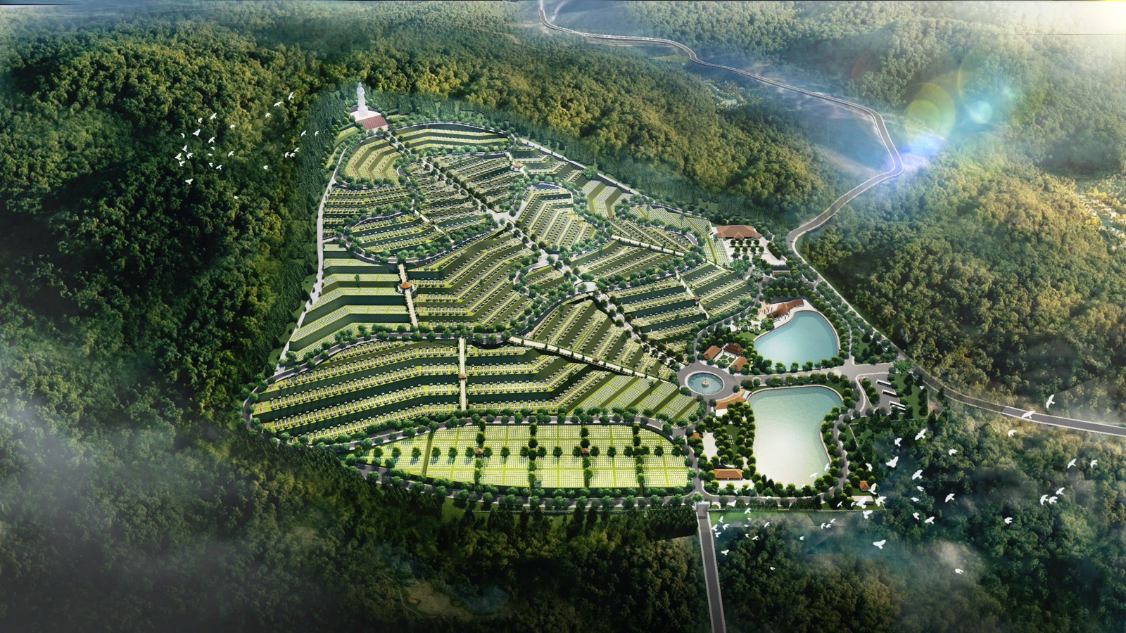 Phối cảnh minh họa Thiên Phúc Vĩnh Hằng Viên