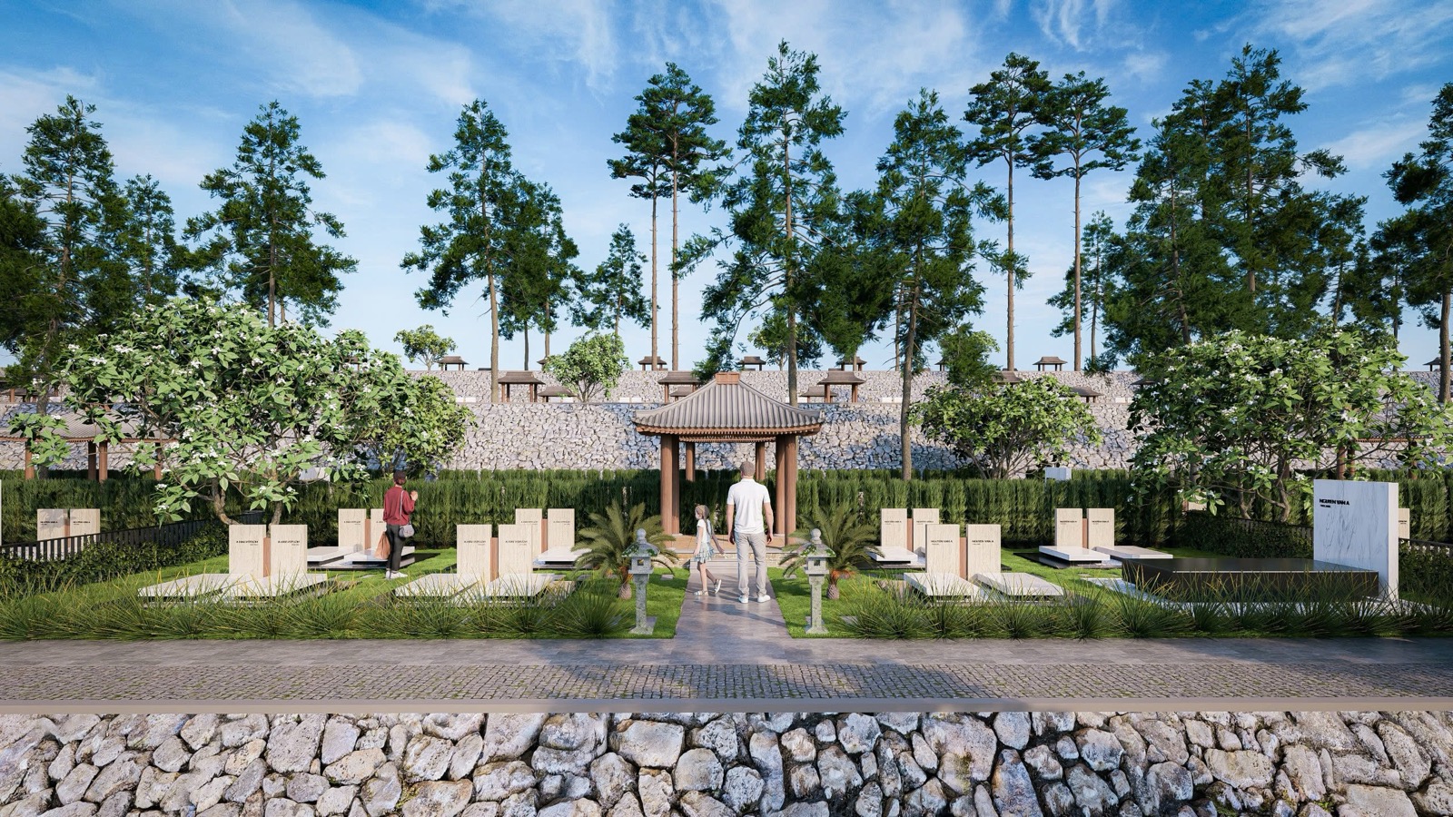 Phối cảnh minh họa Thiên Phúc Vĩnh Hằng Viên